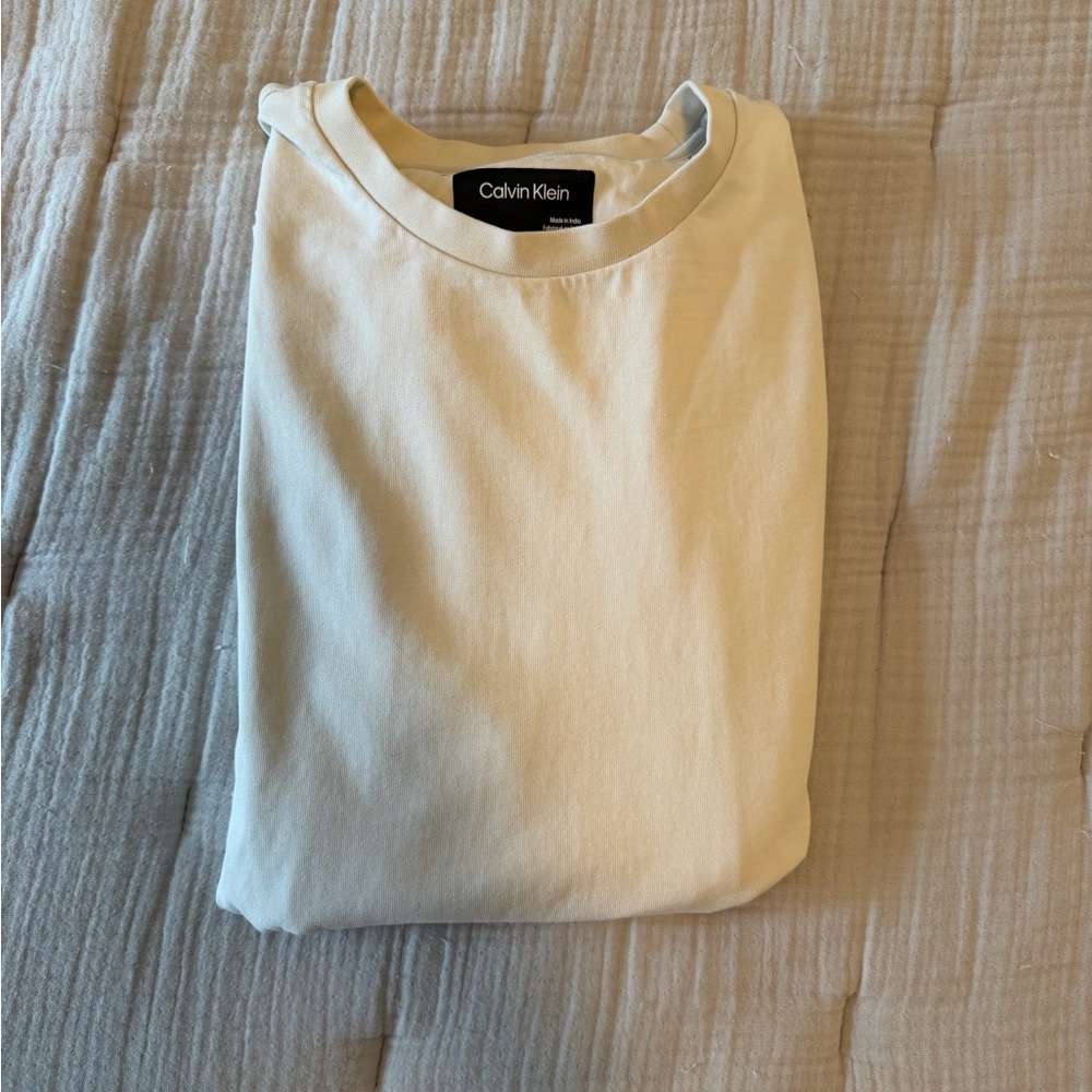Calvin Klein Off-White Crewneck Tee